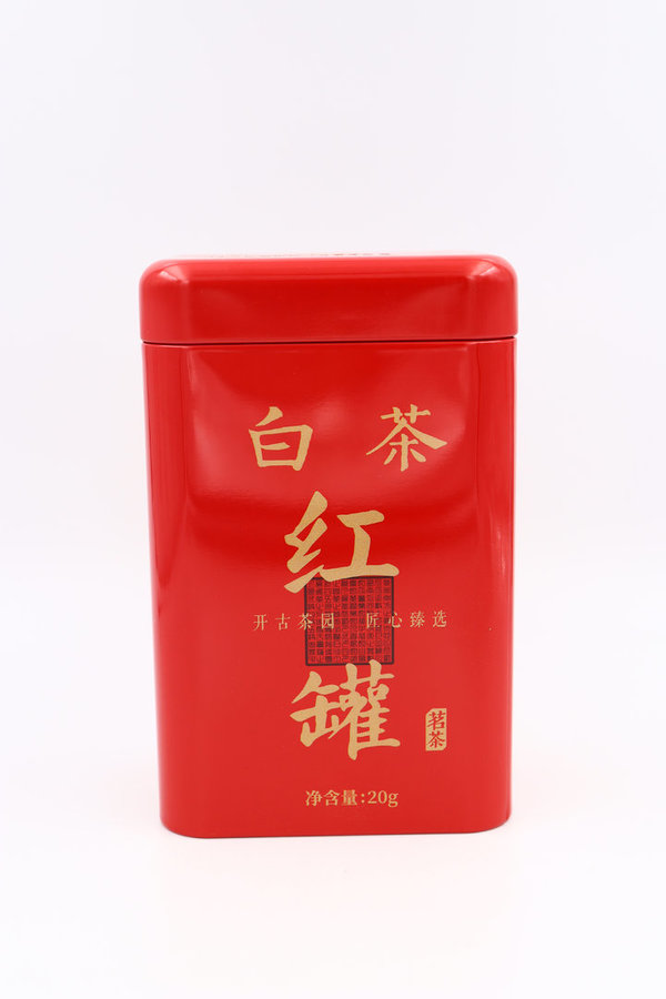 CHA BRANCO 20G 白茶 红罐