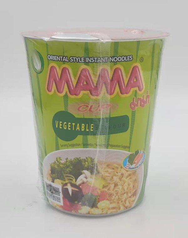 MAMA CUP VEGETABLE FLAVOUR 70G MAMA 蔬菜味杯面