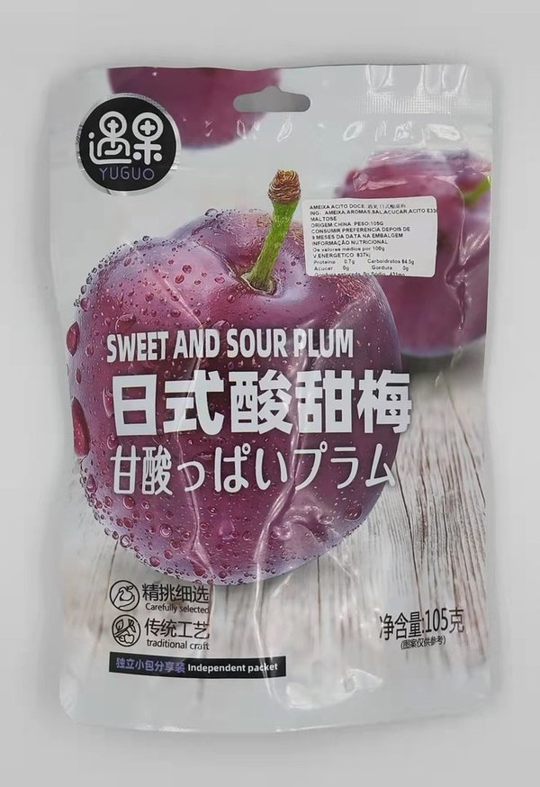 YUGUO SWEET AND SOUR PLUM 遇果 日式酸甜梅