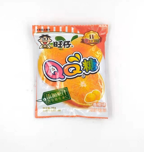 REBUCADO C/LARANJA 旺仔QQ糖 香橙味